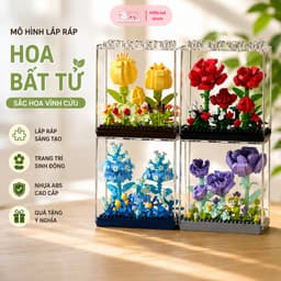 Mô hình lắp ráp khối xây dựng SAMSOCBEXIU tặng kèm hộp đựng trưng bày 1