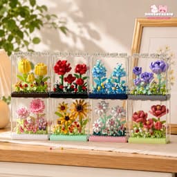 Mô hình lắp ráp khối xây dựng SAMSOCBEXIU tặng kèm hộp đựng trưng bày 2