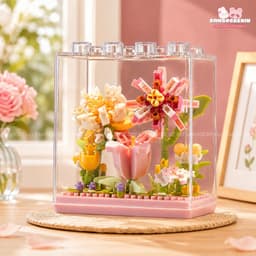 Mô hình lắp ráp khối xây dựng SAMSOCBEXIU tặng kèm hộp đựng trưng bày 3