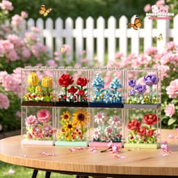 Mô hình lắp ráp khối xây dựng SAMSOCBEXIU tặng kèm hộp đựng trưng bày 6