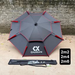 Ô Dù Câu Cá Che Mưa Nắng, Dã Ngoại CHUXIAN Mã B2 Đủ Màu, Nhiều Size, 2 Tầng Tiện Lợi, PH_FIS 8