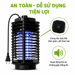 Đèn Bắt Muỗi Killer Nhật Bản Ánh Sáng Xanh UV Diệt Muỗi Côn Trùng Hiệu Quả Hoạt Động Tiết Kiệm Điện GD391 7