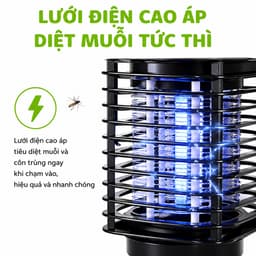 Đèn Bắt Muỗi Killer Nhật Bản Ánh Sáng Xanh UV Diệt Muỗi Côn Trùng Hiệu Quả Hoạt Động Tiết Kiệm Điện GD391 4