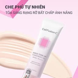 Kem Chống Nắng Nâng Tone Cell Fusion C Toning Suncreen 100 SPF 50+PA++++Hàn Quốc dưỡng trắng mờ thâm 50ml 5