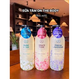Sữa tắm On The Body 900g 875ml của Hàn Quốc có nhiều mùi shop Hong1008 bán chạy số 1 Hàn Quốc 1