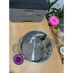Nồi Inox Cao Cấp Aulux SPP-22 Size 22cm - Vung Kính Cường Lực, Dùng Được Mọi Loại Bếp (Bếp Từ, Bếp Hồng Ngoại, Bếp Gas) 2