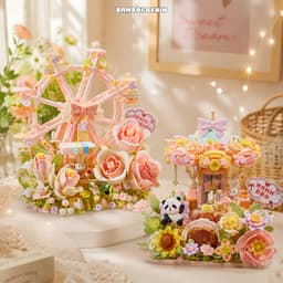 Mô hình lắp ráp vòng đu quay CAROUSEL quà tặng độc đáo các dịp lễ 9