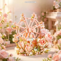 Mô hình lắp ráp vòng đu quay CAROUSEL quà tặng độc đáo các dịp lễ 5
