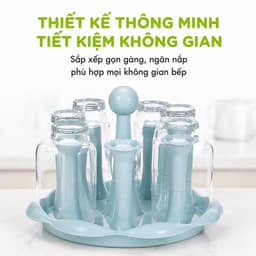 Khay Úp Cốc Nhựa Đa Năng 1308 Việt Nhật 8 Vị Trí Úp Ly Có Khay Hứng Nước Chất Liệu Nhựa PP Cao Cấp GD395 6