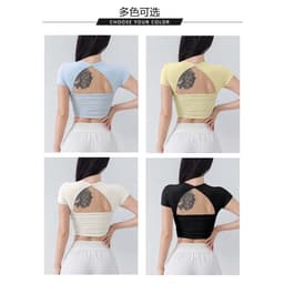 [Hoả Tốc Sẵn] Đồ Tập Gym,Yoga,Pilates Áo Bra Thể Thao Nữ Cổ Vuông Lứoi Hở Lưng Tam Giác QCCC 6