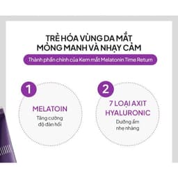 MAXCLINIC Time Return Kem Dưỡng Mắt Đa Năng Melatonin Eye Cream 20g 7