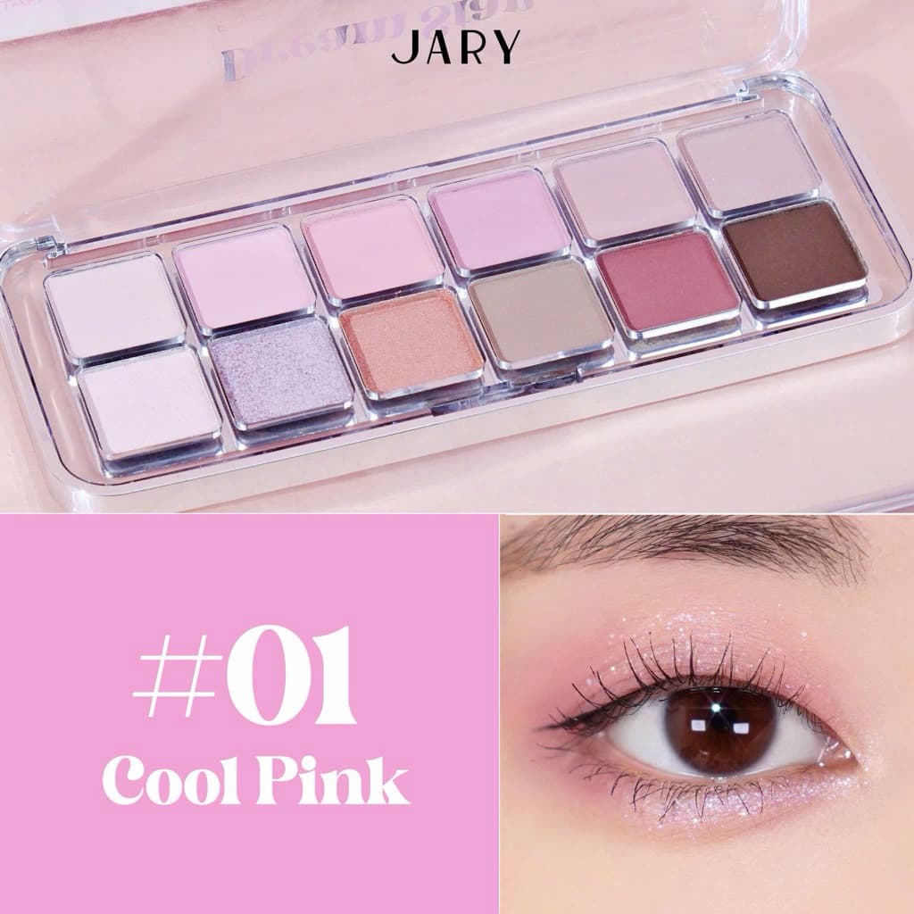 Bảng Phấn Mắt 12 ô Jary Dream Star Eyeshadow Palette trang điểm tự nhiên bền màu