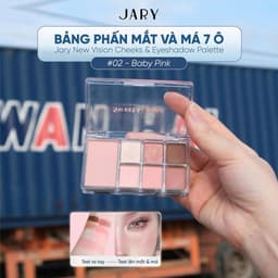 Bảng phấn má và mắt 7 ô Jary New Vision Cheeks Eyeshadow Palette 4