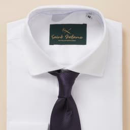 Áo Sơ Mi Saint Stefano P160 - Cổ English Spread - Măngsec Đúp - Cotton Chống Nhăn 3