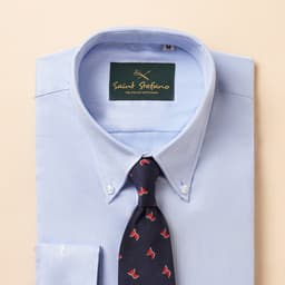 Áo Sơ Mi Saint Stefano P169 - Cổ Buttondown - Vải Birdeyes - Cotton Chống Nhăn 3