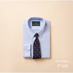 Áo Sơ Mi Saint Stefano P169 - Cổ Buttondown - Vải Birdeyes - Cotton Chống Nhăn 4