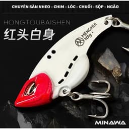 Mồi Cá Sắt VIB MINAWA Menghui 10g 14g, 4 Lỗ 2 Chế Độ Nước Sâu Nước Nông, Mồi Lure Câu Cá Lóc Cá Sộp 1