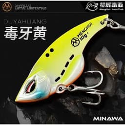 Mồi Cá Sắt VIB MINAWA Menghui 10g 14g, 4 Lỗ 2 Chế Độ Nước Sâu Nước Nông, Mồi Lure Câu Cá Lóc Cá Sộp 2
