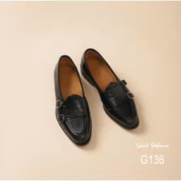 Giày Da Bò Saint Stefano G136 - Loafer Khoá Đôi - Mũi Dập Vân Cá Sấu 4