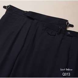 Quần Âu Nam Saint Stefano Q013 – Side Tabs – Navy Caro Prince of Wales 3