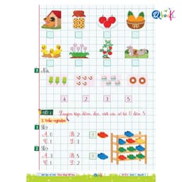 Sách - Combo Vở Ô Li Bài Tập Về Nhà Toán Lớp 1 - Có Mã QR Video Bài Giảng Từng Tiết Học (Qbooks) 3