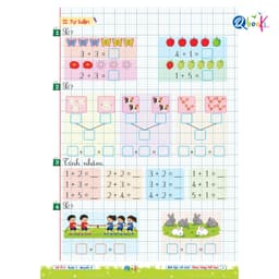 Sách - Combo Vở Ô Li Bài Tập Về Nhà Toán Lớp 1 - Có Mã QR Video Bài Giảng Từng Tiết Học (Qbooks) 5