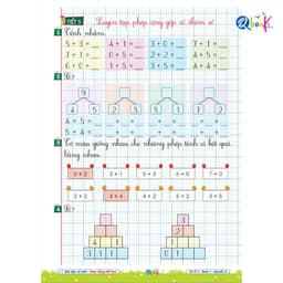 Sách - Vở Ô Li Bài Tập Về Nhà Toán Lớp 1 - Quyển 2 (Theo Từng Tiết Học) - Có Mã QR Video Bài Giảng của Qbooks 8
