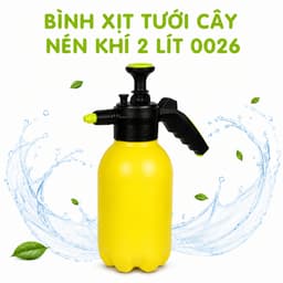 Bình Xịt Tưới Cây Nén Khí 2 Lít 0026 Nhựa PP Cao Cấp Đầu Phun Điều Chỉnh Phun Sương Phun Tia Bơm GD396 7