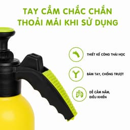 Bình Xịt Tưới Cây Nén Khí 2 Lít 0026 Nhựa PP Cao Cấp Đầu Phun Điều Chỉnh Phun Sương Phun Tia Bơm GD396 4