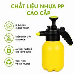 Bình Xịt Tưới Cây Nén Khí 2 Lít 0026 Nhựa PP Cao Cấp Đầu Phun Điều Chỉnh Phun Sương Phun Tia Bơm GD396 2