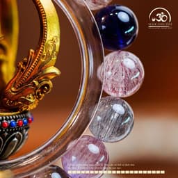 Ngọc Đan Tâm - Vòng Tay Đá Super Seven 10mm 4A 3