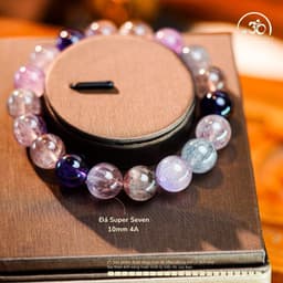 Ngọc Đan Tâm - Vòng Tay Đá Super Seven 10mm 4A 2