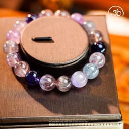 Ngọc Đan Tâm - Vòng Tay Đá Super Seven 10mm 4A 6