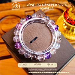 Ngọc Đan Tâm - Vòng Tay Đá Super Seven 10mm 4A 1