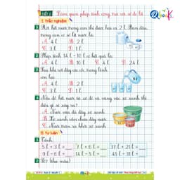 Sách - Combo Vở Ô Li Bài Tập Về Nhà Toán Lớp 2 - Có Mã QR Video Bài Giảng Từng Tiết Học (Qbooks) 3