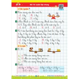 Sách - Vở Ô Li Bài Tập Về Nhà Toán Lớp 2 - Quyển 1 (Theo Từng Tiết Học) - Có Mã QR Video Bài Giảng của Qbooks 7