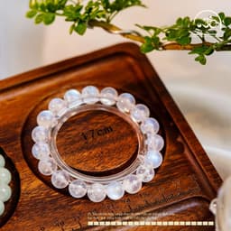 Ngọc Đan Tâm - Vòng Tay Đá Mặt Trăng 10mm 6A 6