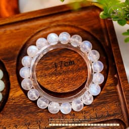 Ngọc Đan Tâm - Vòng Tay Đá Mặt Trăng 10mm 6A 7