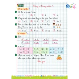 Sách - Combo Vở Ô Li Bài Tập Về Nhà Toán Lớp 2 - Có Mã QR Video Bài Giảng Từng Tiết Học (Qbooks) 7