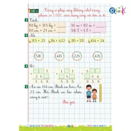 Sách - Vở Ô Li Bài Tập Về Nhà Toán Lớp 2 - Quyển 4 (Theo Từng Tiết Học) - Có Mã QR Video Bài Giảng của Qbooks 5