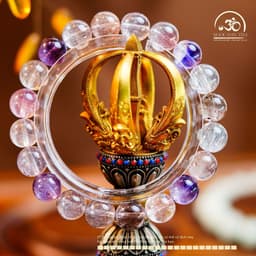 Ngọc Đan Tâm - Vòng Tay Đá Super Seven 11mm 4A 4