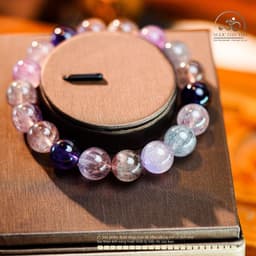 Ngọc Đan Tâm - Vòng Tay Đá Super Seven 11mm 4A 3