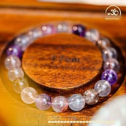 Ngọc Đan Tâm - Vòng Tay Đá Super Seven 11mm 4A 7