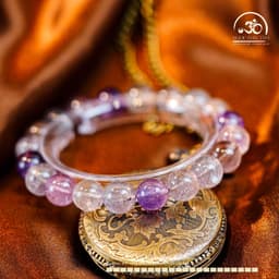 Ngọc Đan Tâm - Vòng Tay Đá Super Seven 11mm 4A 5