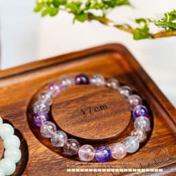 Ngọc Đan Tâm - Vòng Tay Đá Super Seven 11mm 4A 8