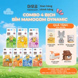 [COMBO 4] Tã bỉm Mamogom Dynamic Đủ Size mềm mại thấm hút tốt cho bé 1