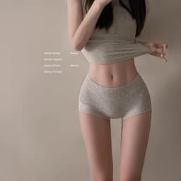 SET 3-5 Quần Lót Boxer Nữ Cotton 10A Co Giãn Thoáng Khí Mỏng Mát Đáy Quần Liền Mảnh Cạp Vừa Ôm Hông Thoải Mái Mã 9388 7