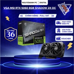 [Full Vat] Card MSI RTX 5060 8G VENTUS 2X OC GDDR7 - bh 36 tháng 2