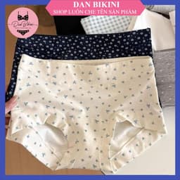SET 3-5 Quần Lót Boxer Nữ Cotton 10A Co Giãn Thoáng Khí Mỏng Mát Đáy Quần Liền Mảnh Cạp Vừa Ôm Hông Thoải Mái Mã 9388 1