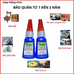 keo OILY GLUE xanh đa năng dán gỗ gạch gốm dày dép sắt nhựa gấp 50 lần 502 2